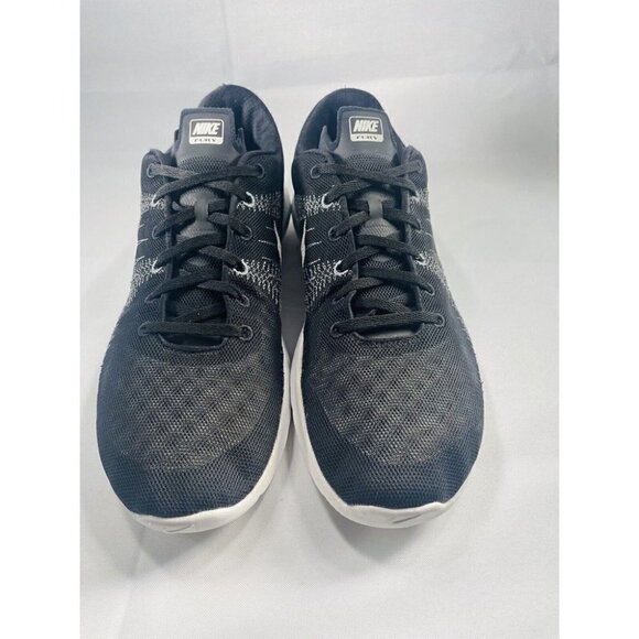 Nike Women's Flex Fury Athletic Black White Running Shoes Sneakers Size 12 - Picture 3 of 10